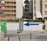 Mupi en rotonda de la calle La Niña, Calpe